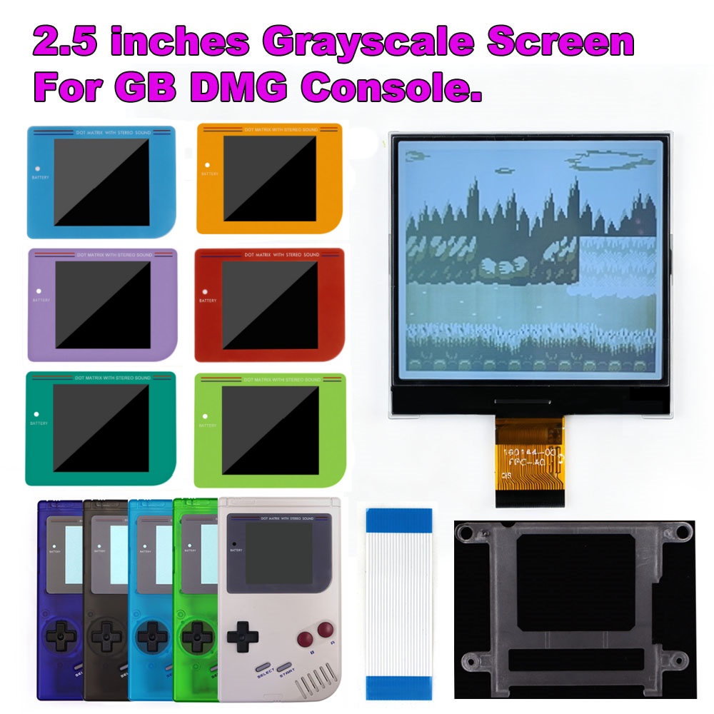 Lcd Screen Arcade - HISPEEDIDO 2.5 Inches Grayscale LCD Screen