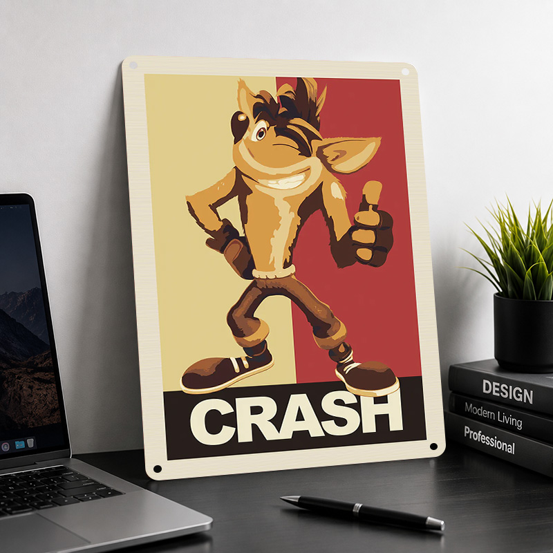 Crash Bandicoot Textured Poste - Arcade Quest 评论和价格