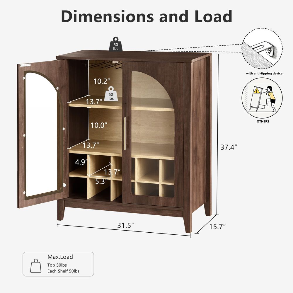 Tall Storage Cabinet Fluted Pa - Glass Cabinet Display 评论和价格