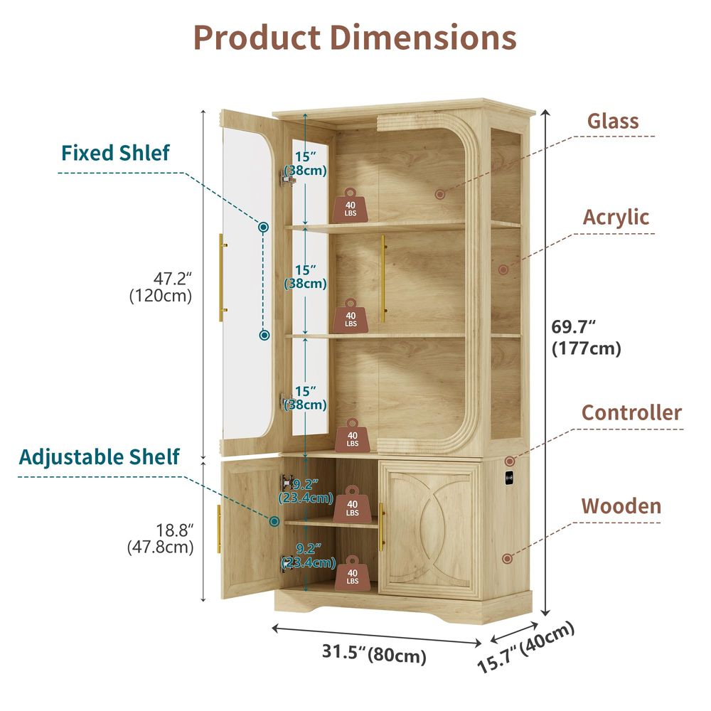 Display Cabinet with Glass Doo - Glass Cabinet Display 评论和价格