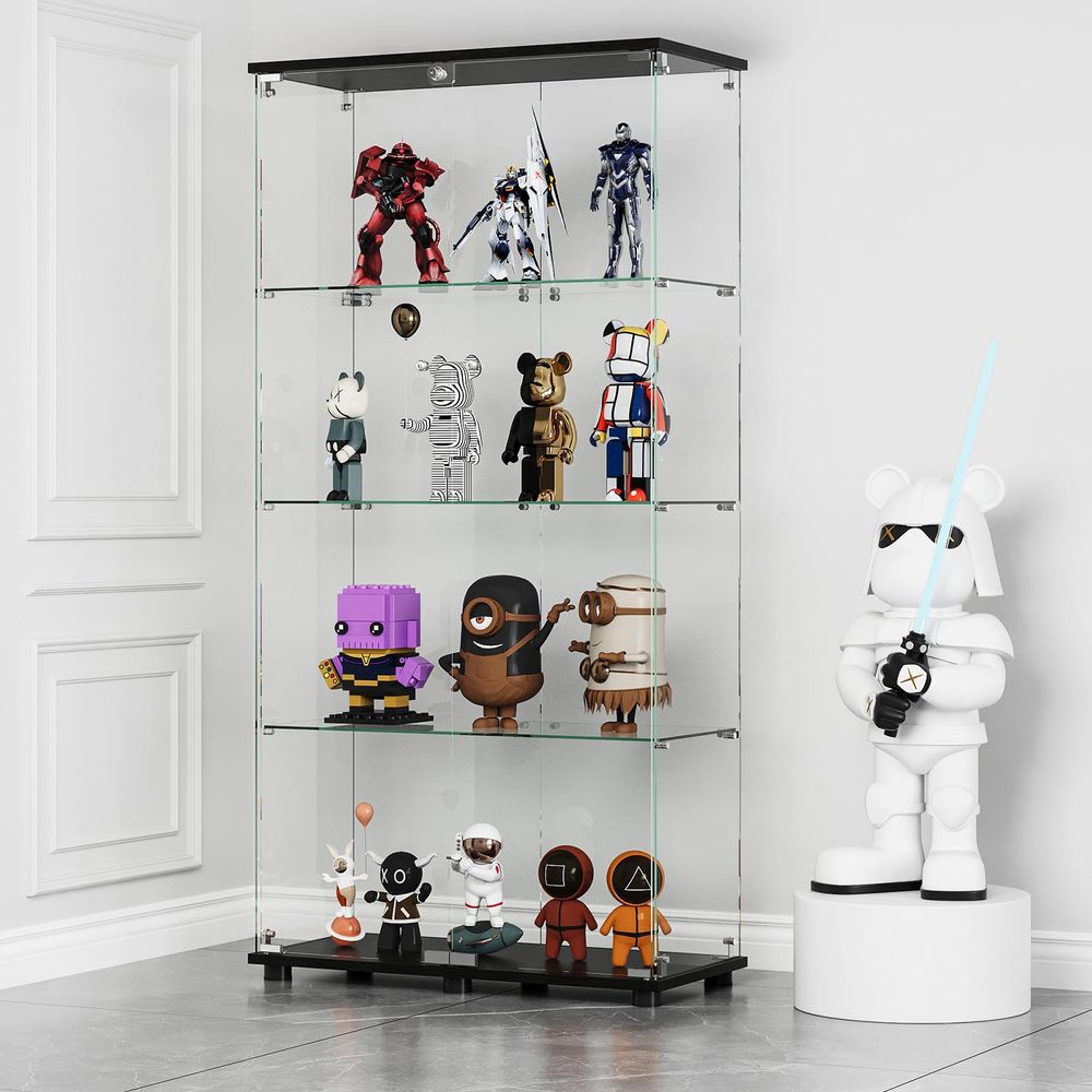 Display Cabinet with 4Shelf Do - Glass Cabinet Display 评论和价格