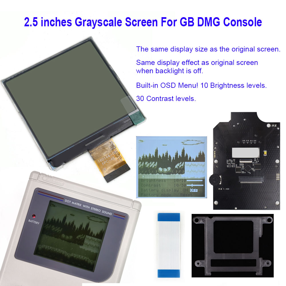 HISPEEDIDO 2.5 Inches Grayscal - Lcd Screen Arcade 评论和价格