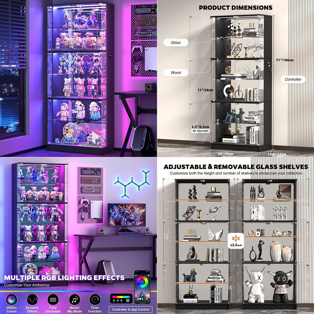 Display Cabinet with Glass Doo - Glass Cabinet Display 评论和价格
