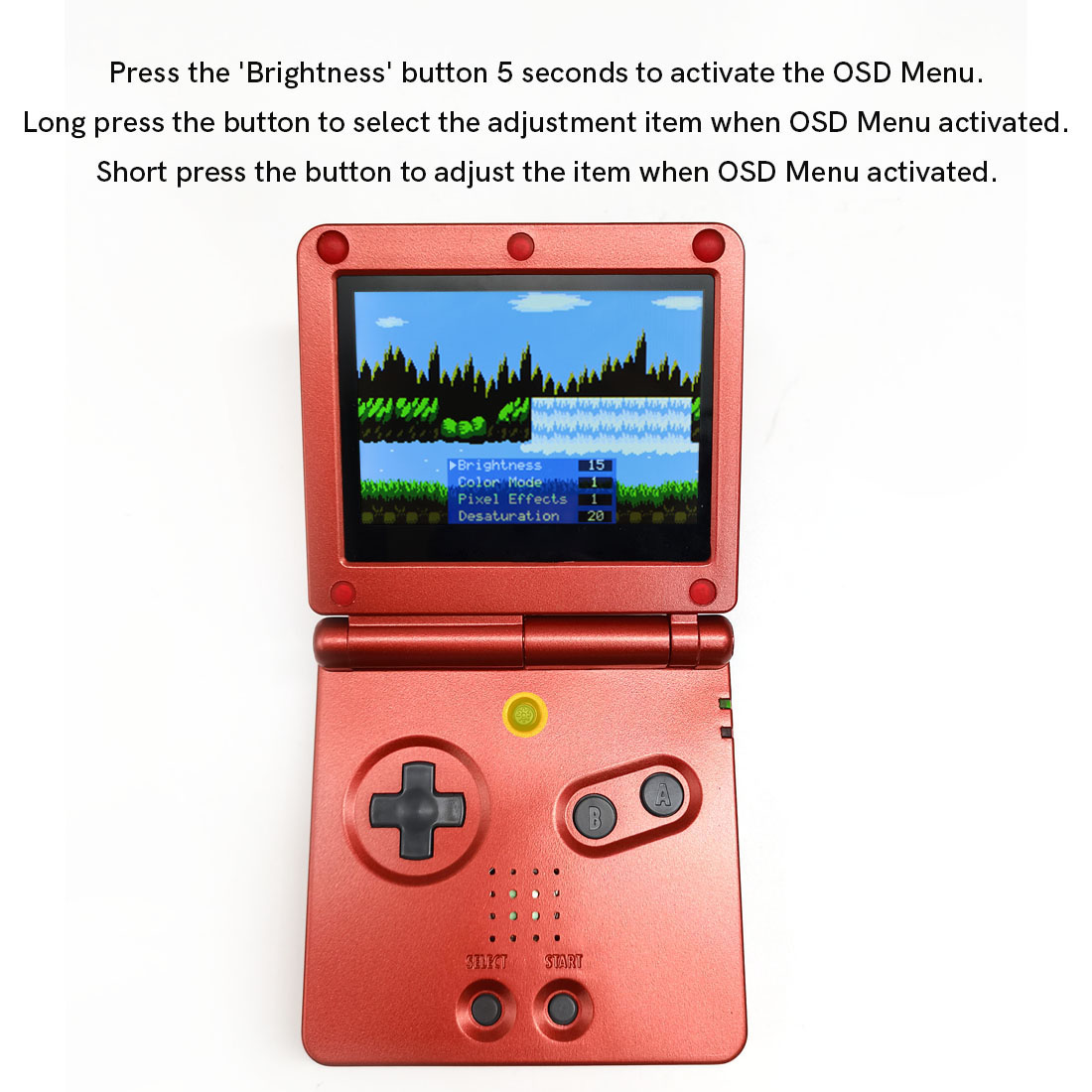 For  GBA SP V5  720x480 Retro  - Lcd Screen Arcade 评论和价格