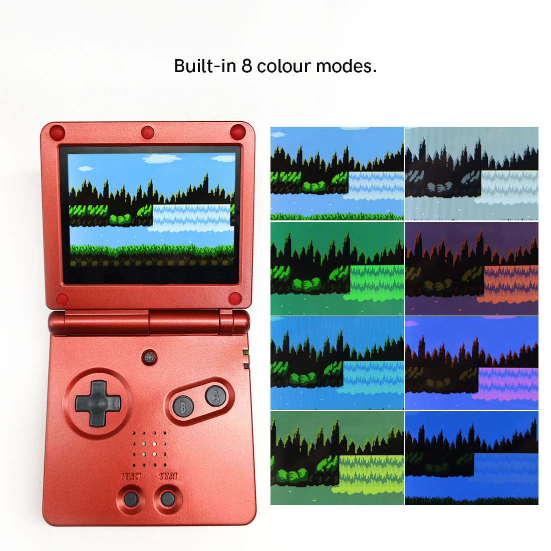 For  GBA SP V5  720x480 Retro  - Lcd Screen Arcade 评论和价格