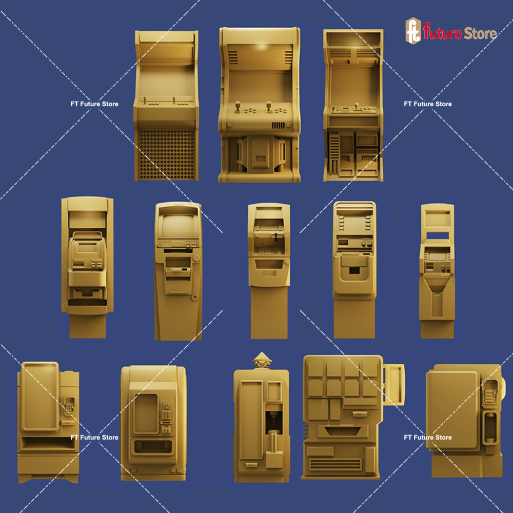 3D Print 1/64 Arcade Game Self - Arcade Games And Vending 评论和价格