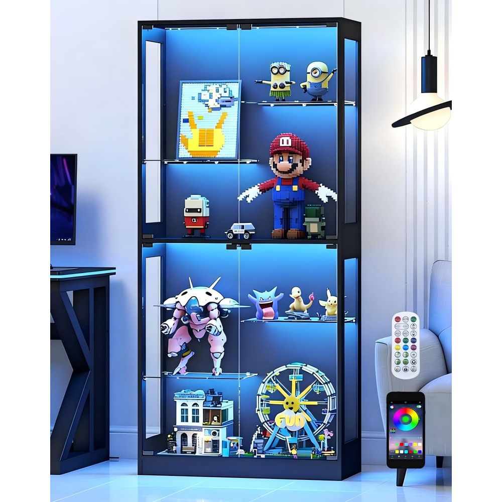 Display Cabinet with Glass Doo - Glass Cabinet Display 评论和价格