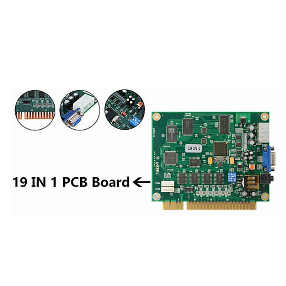B68A 19 In 1 Multicade PCB Boa - Usb Game Board Jamma 评论和价格
